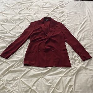 Red American Apparel Blazer Jacket